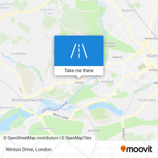 Winton Drive map