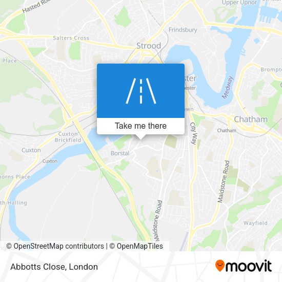 Abbotts Close map