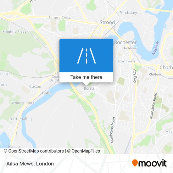 Ailsa Mews map