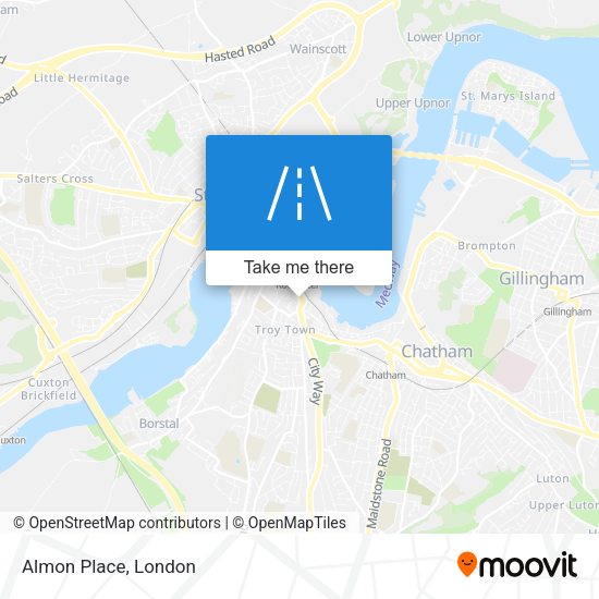 Almon Place map