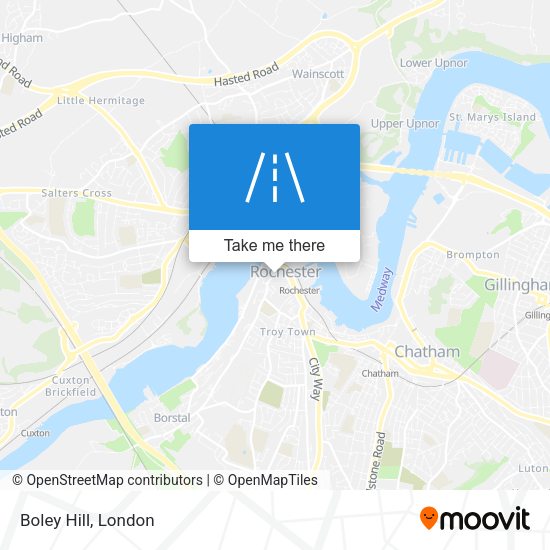 Boley Hill map
