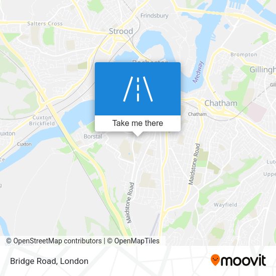 Bridge Road map
