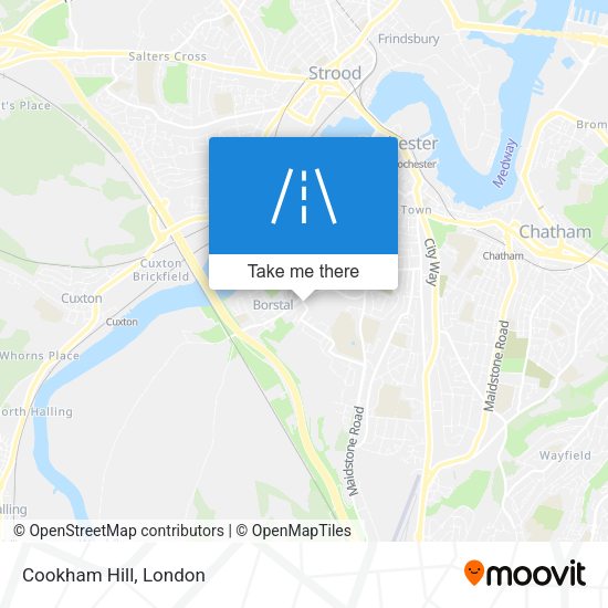 Cookham Hill map