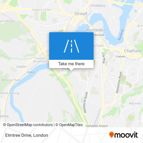 Elmtree Drive map