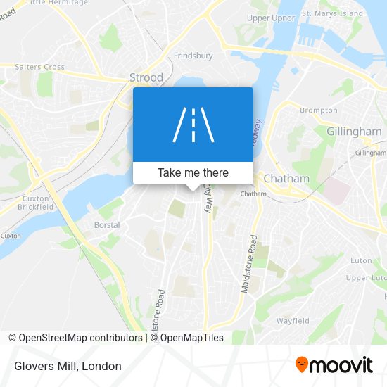 Glovers Mill map