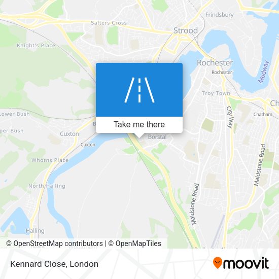 Kennard Close map