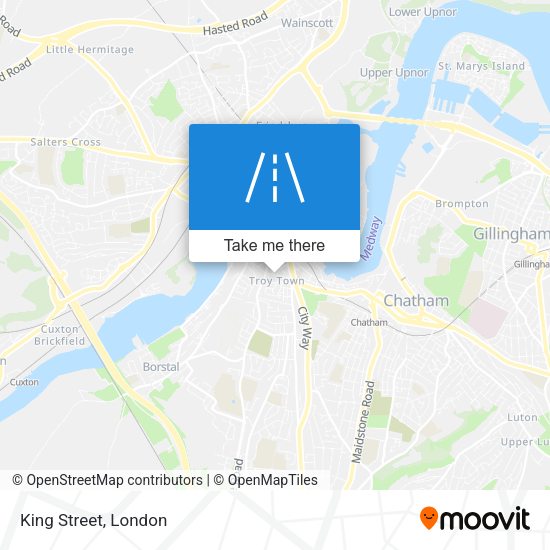King Street map