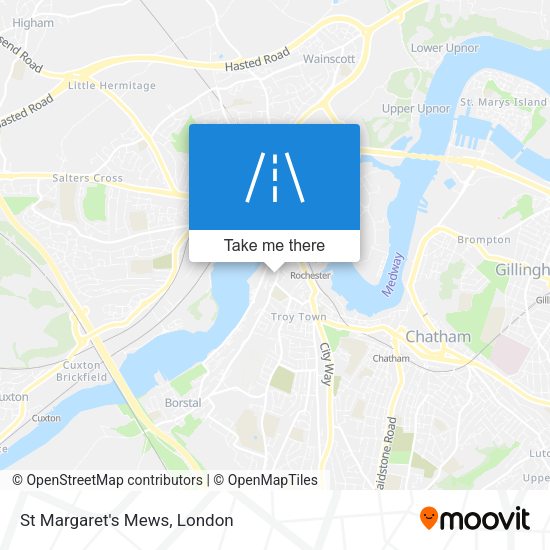 St Margaret's Mews map
