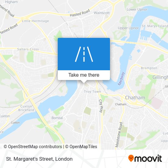 St. Margaret's Street map