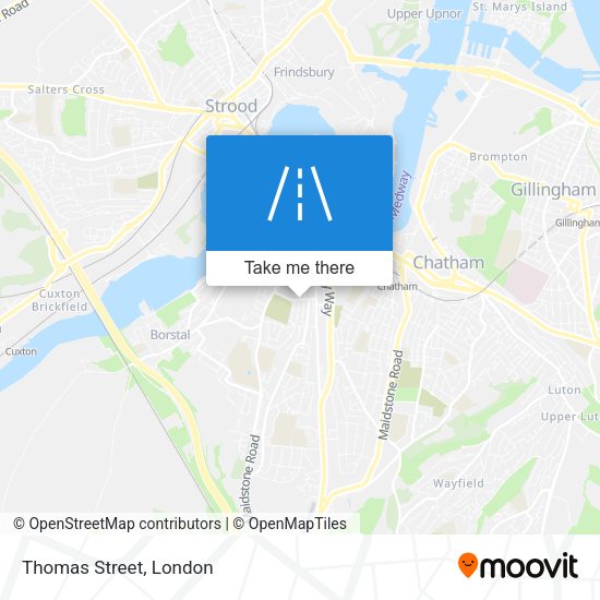 Thomas Street map