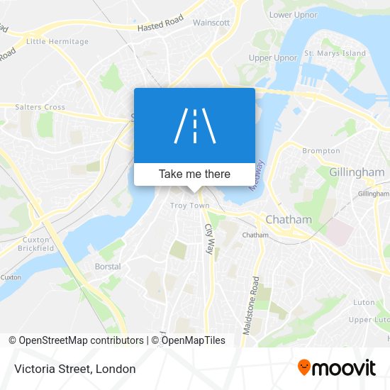 Victoria Street map