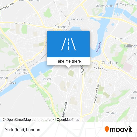 York Road map