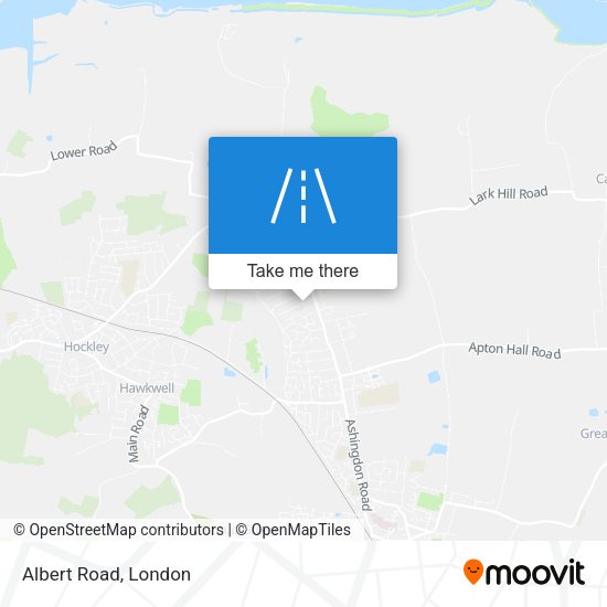 Albert Road map