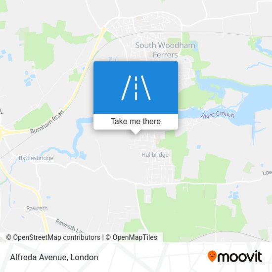 Alfreda Avenue map