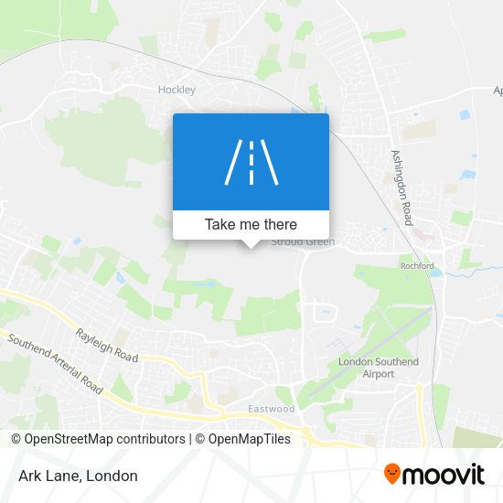 Ark Lane map
