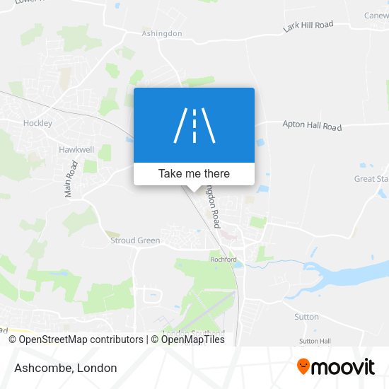 Ashcombe map