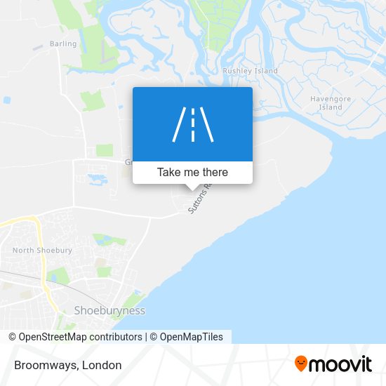 Broomways map