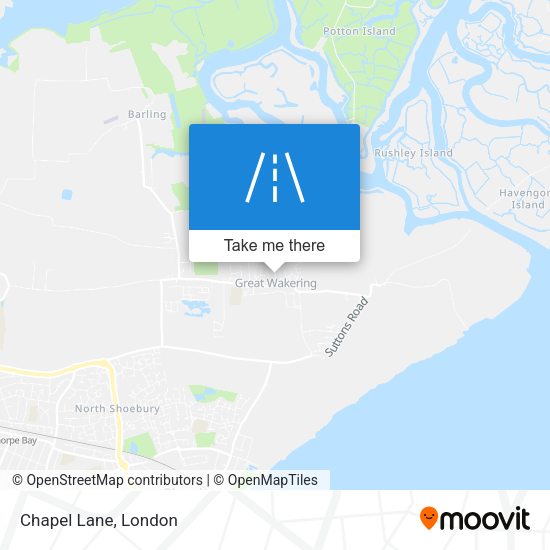 Chapel Lane map