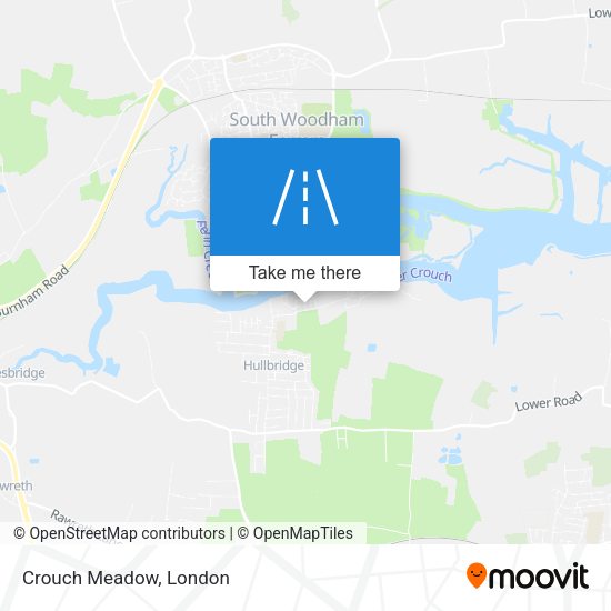 Crouch Meadow map