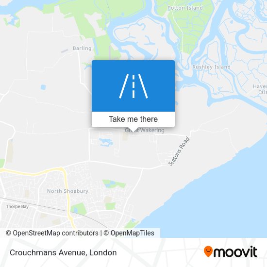 Crouchmans Avenue map
