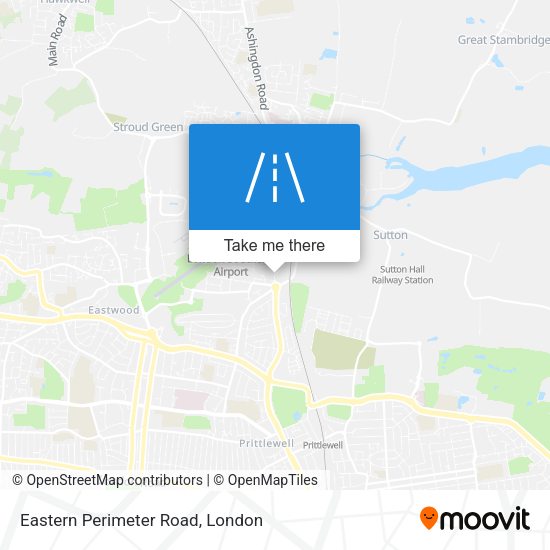 Eastern Perimeter Road map