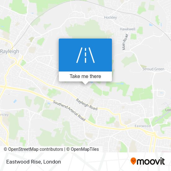 Eastwood Rise map