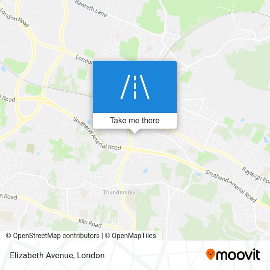 Elizabeth Avenue map