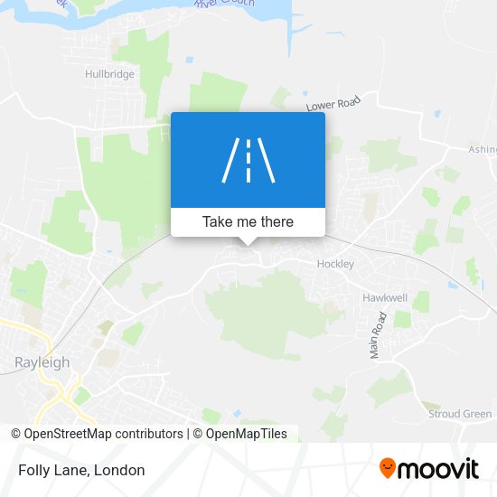 Folly Lane map