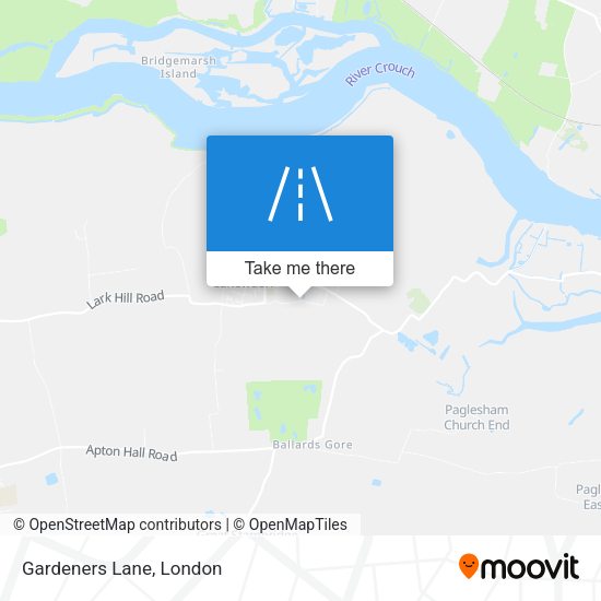 Gardeners Lane map