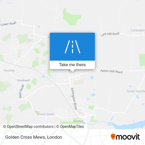 Golden Cross Mews map