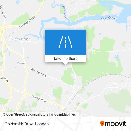 Goldsmith Drive map