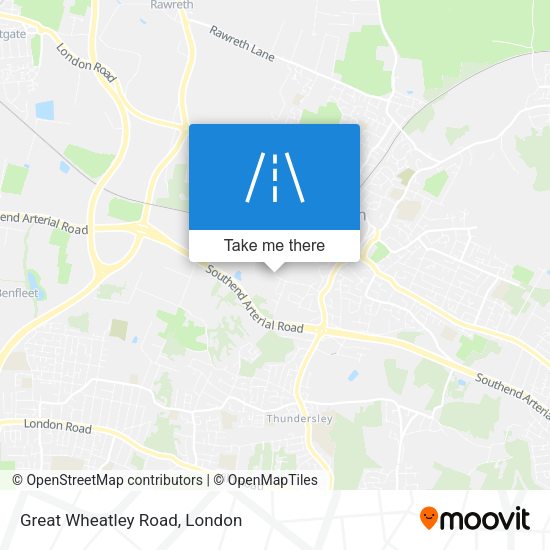 Great Wheatley Road map
