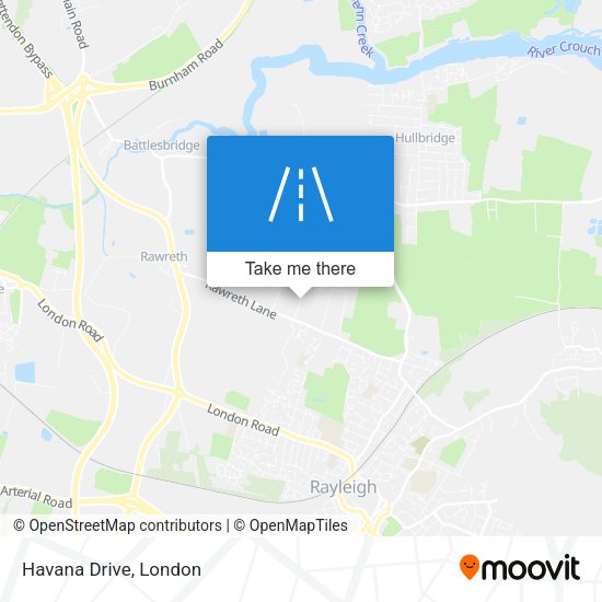 Havana Drive map