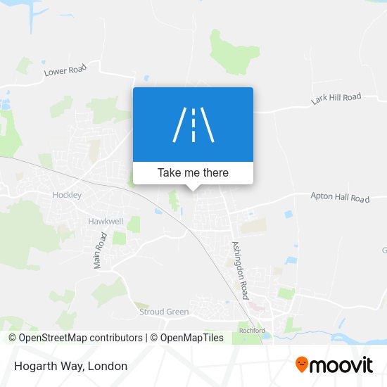 Hogarth Way map