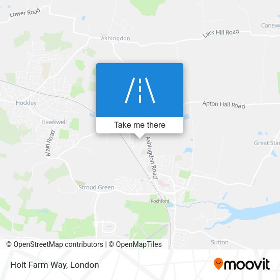 Holt Farm Way map