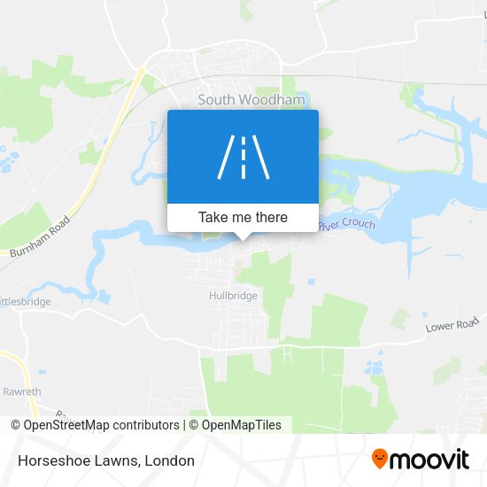 Horseshoe Lawns map