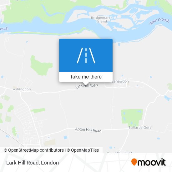 Lark Hill Road map