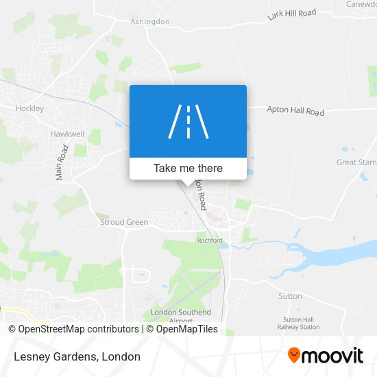 Lesney Gardens map