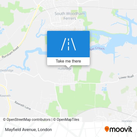 Mayfield Avenue map