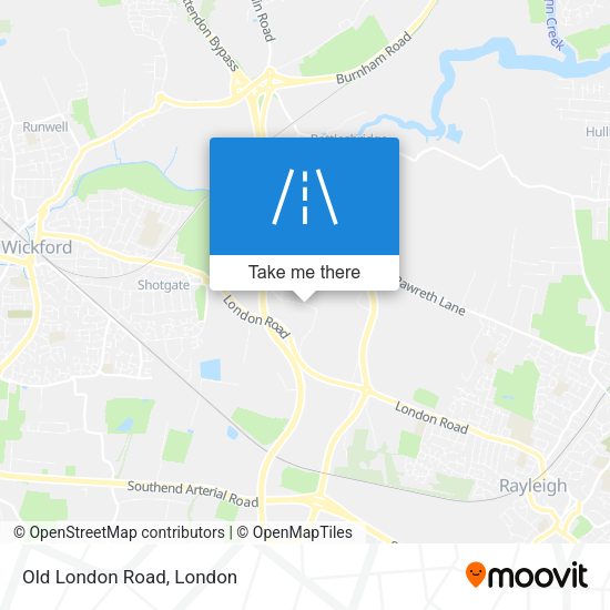 Old London Road map