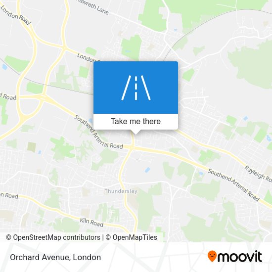 Orchard Avenue map