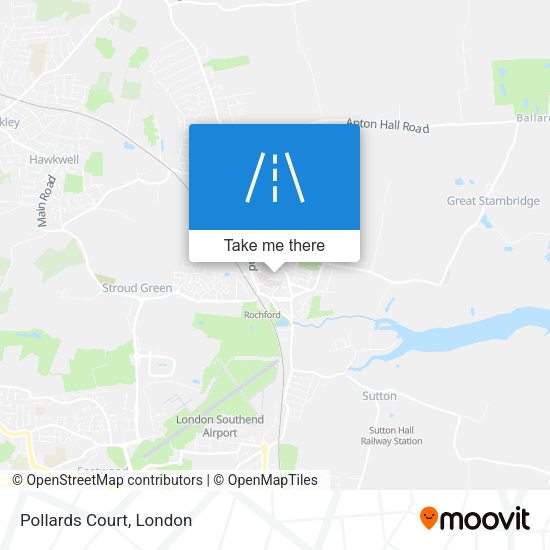 Pollards Court map
