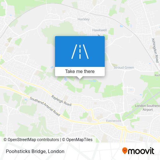 Poohsticks Bridge map