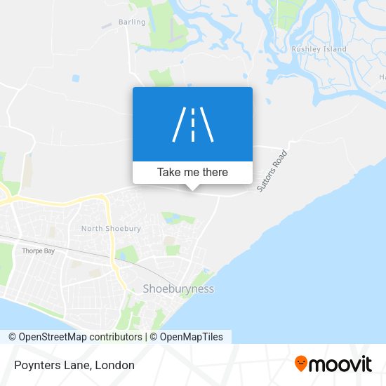 Poynters Lane map