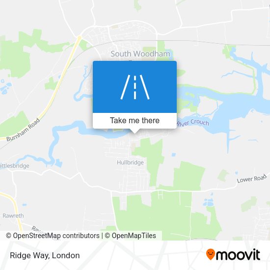 Ridge Way map