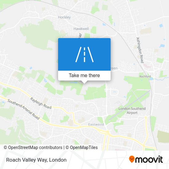 Roach Valley Way map