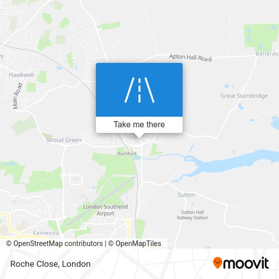 Roche Close map