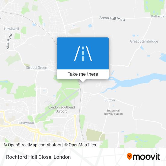 Rochford Hall Close map