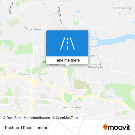 Rochford Road map