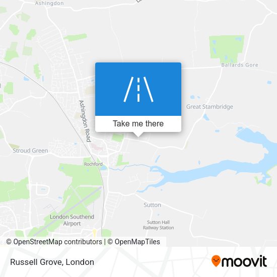 Russell Grove map